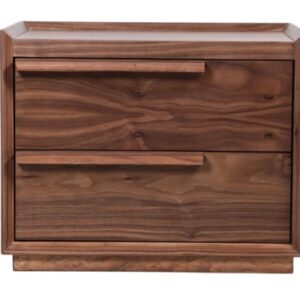 Zamzara Walnut or Parota Nightstand