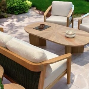 Tejido 5-Piece Teak Outdoor Lounge Set