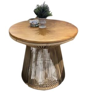 Mica Textilene Cord Outdoor 90cm Round Dining Table