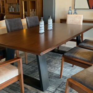 Acero Solid Wood Dining Table